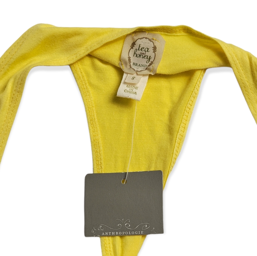NWT Tea and Honey Anthropologie Racer Back Top - Picture 3 of 8